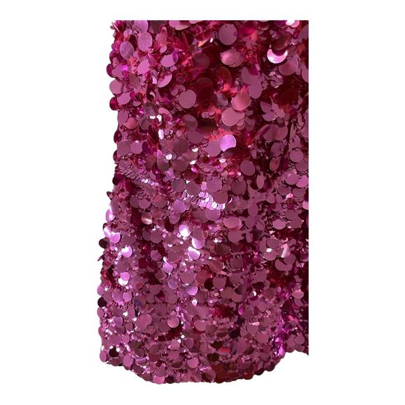 Retrofete Nolia Sequin Mini Dress Embellished Strapless Hoco Party Statement L - Picture 9 of 16